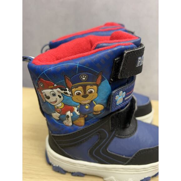 PAW Patrol Big Boy Winter Light Up Boots Size 7 - Picture 5 of 8